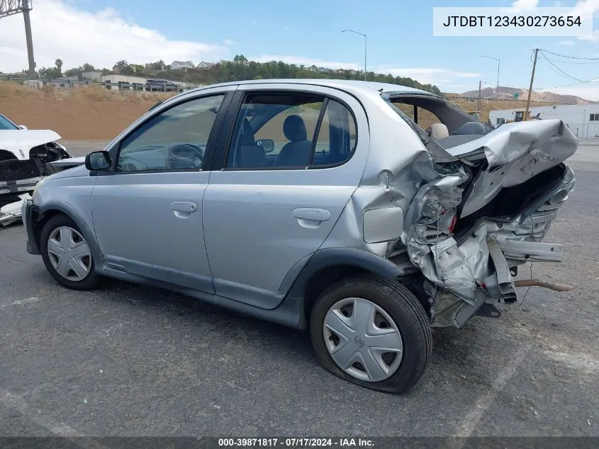 JTDBT123430273654 2003 Toyota Echo