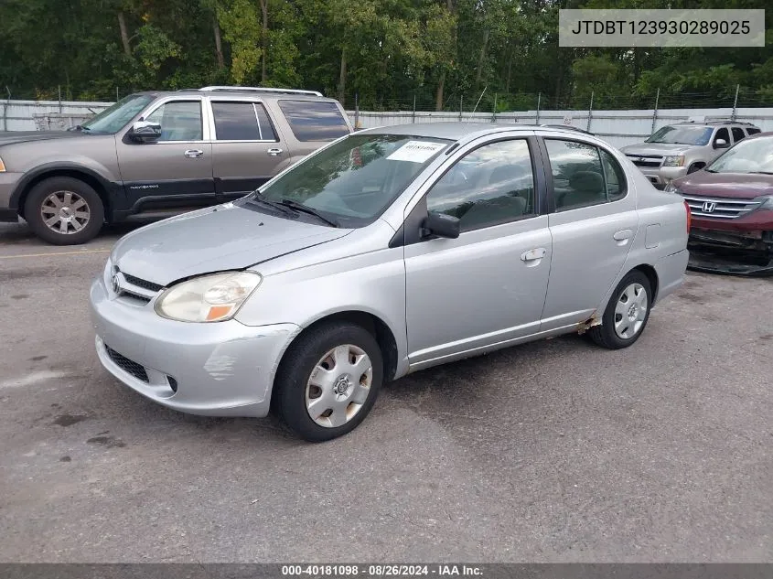 JTDBT123930289025 2003 Toyota Echo