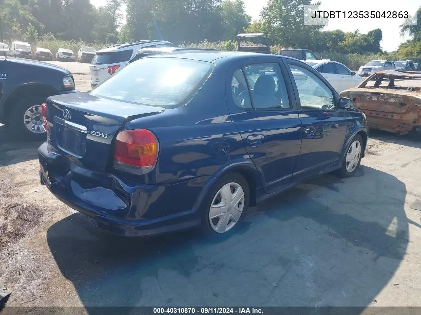 JTDBT123535042863 2003 Toyota Echo