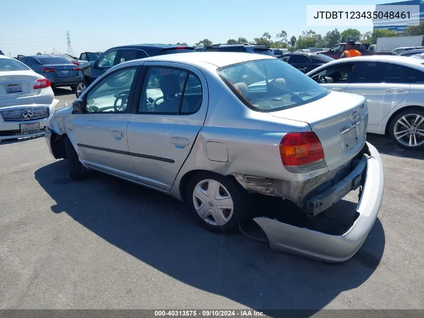 JTDBT123435048461 2003 Toyota Echo