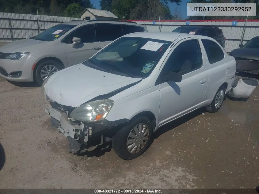 JTDAT123330292952 2003 Toyota Echo