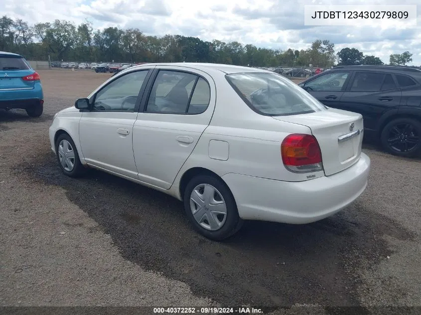 JTDBT123430279809 2003 Toyota Echo