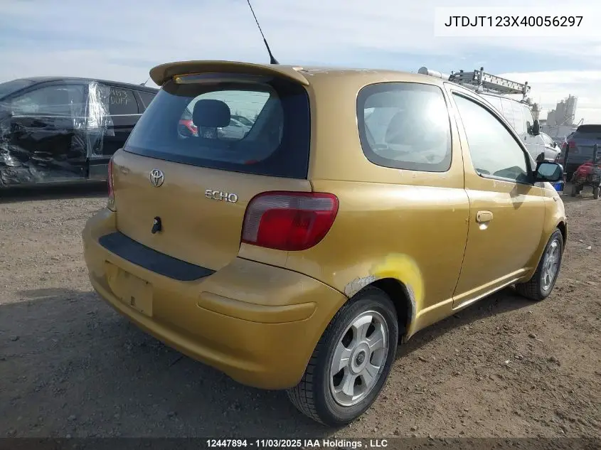 JTDJT123X40056297 2004 Toyota Echo Ce