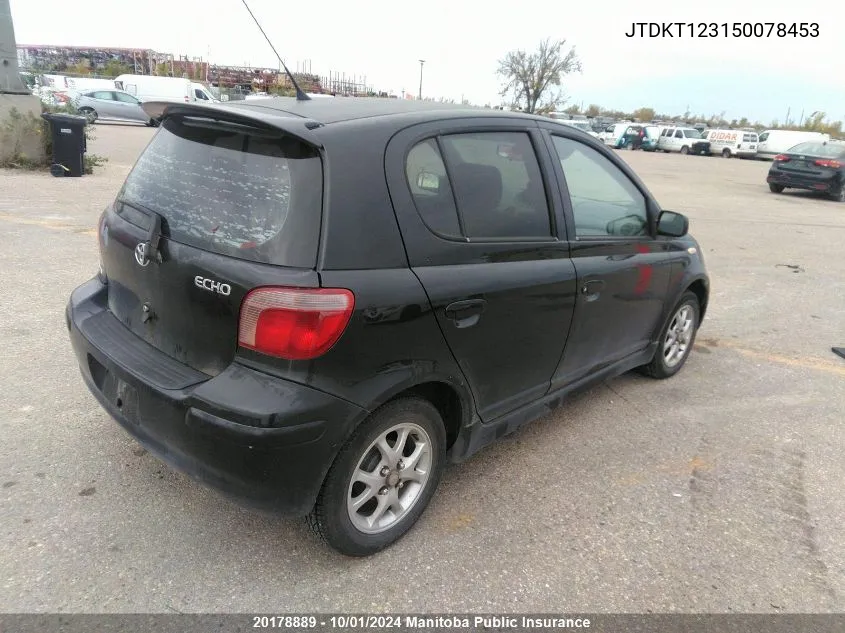 JTDKT123150078453 2005 Toyota Echo Rs