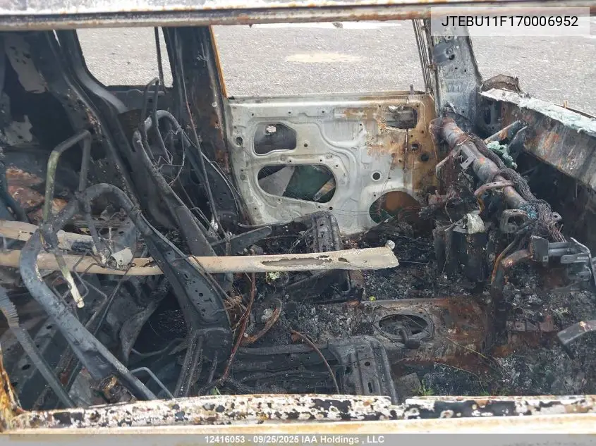 JTEBU11F170006952 2007 Toyota Fj Cruiser