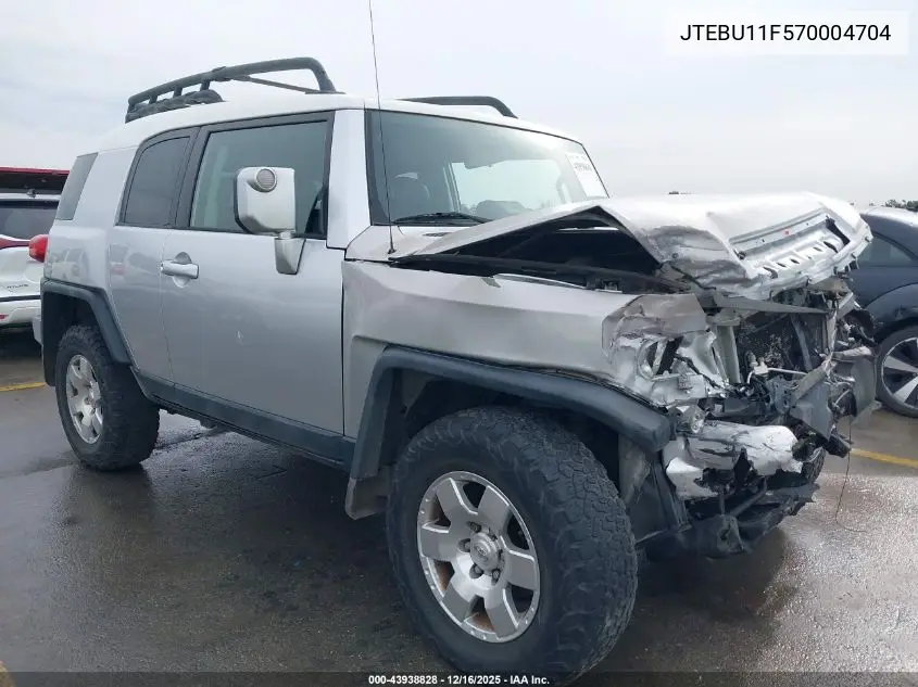 JTEBU11F570004704 2007 Toyota Fj Cruiser