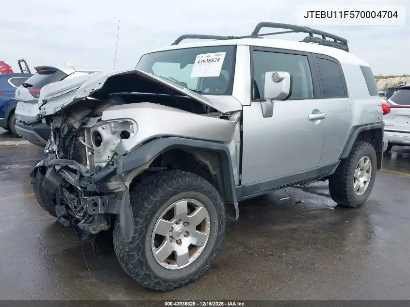 JTEBU11F570004704 2007 Toyota Fj Cruiser