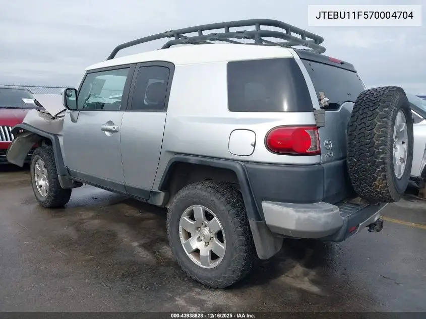 JTEBU11F570004704 2007 Toyota Fj Cruiser
