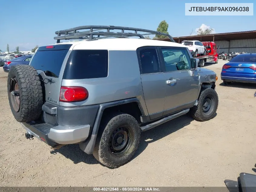 JTEBU4BF9AK096038 2010 Toyota Fj Cruiser