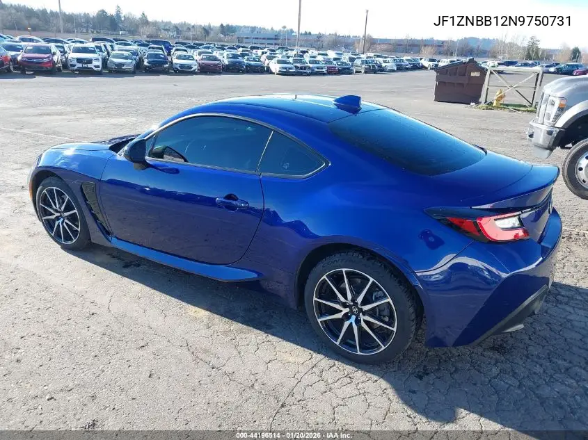 2022 Toyota Gr86 VIN: JF1ZNBB12N9750731 Lot: 44196514