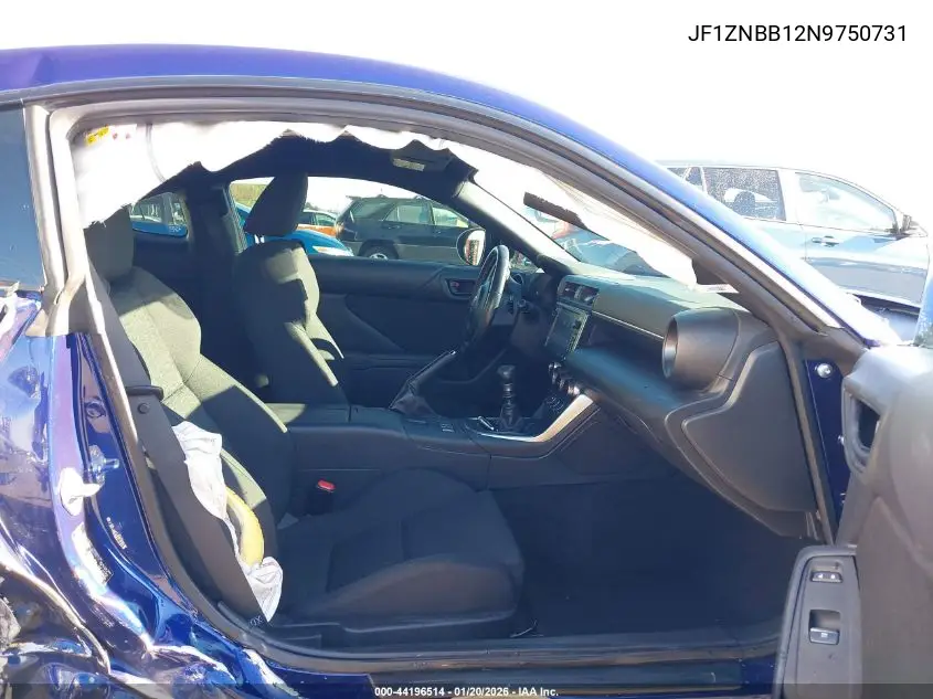 2022 Toyota Gr86 VIN: JF1ZNBB12N9750731 Lot: 44196514