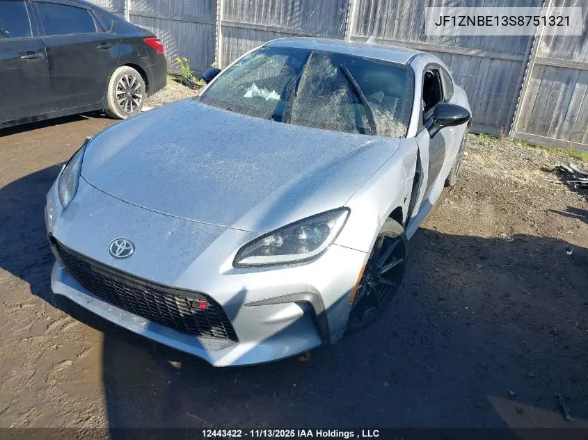 JF1ZNBE13S8751321 2025 Toyota Gr 86 Premium