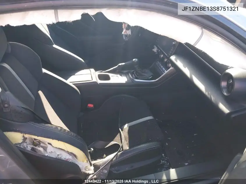 JF1ZNBE13S8751321 2025 Toyota Gr 86 Premium