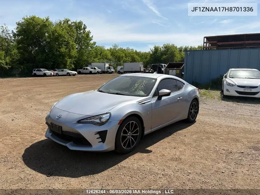 2017 Toyota 86 Special Edition VIN: JF1ZNAA17H8701336 Lot: 12626244