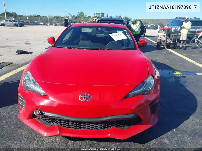 JF1ZNAA18H9709617 2017 Toyota 86