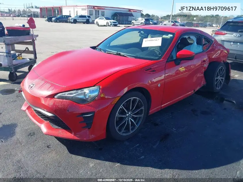 JF1ZNAA18H9709617 2017 Toyota 86