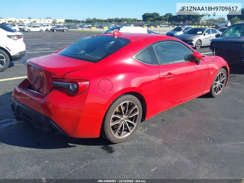 JF1ZNAA18H9709617 2017 Toyota 86