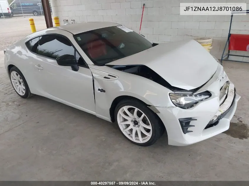 JF1ZNAA12J8701086 2018 Toyota 86