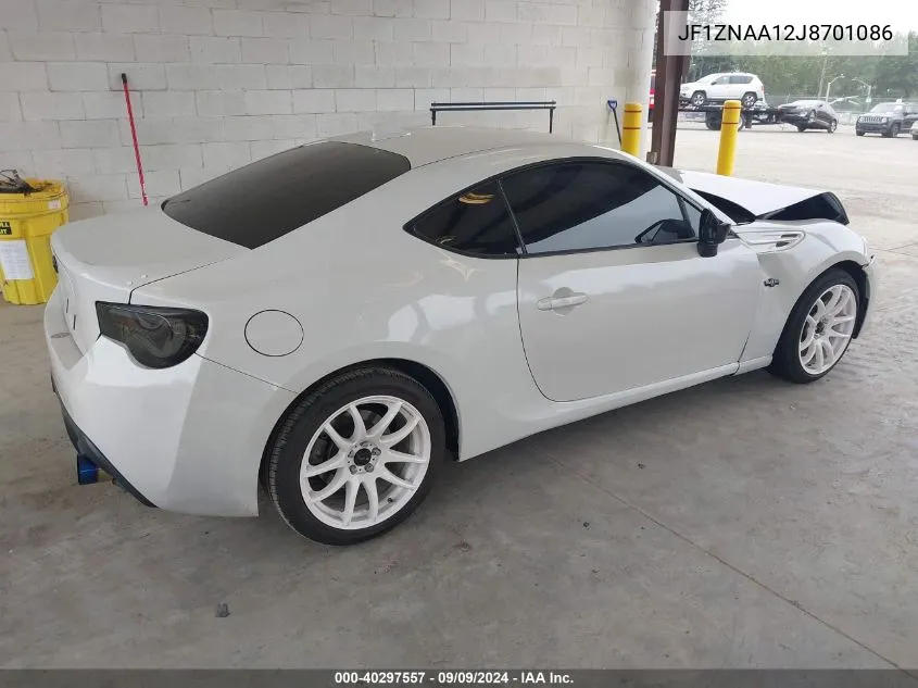 JF1ZNAA12J8701086 2018 Toyota 86