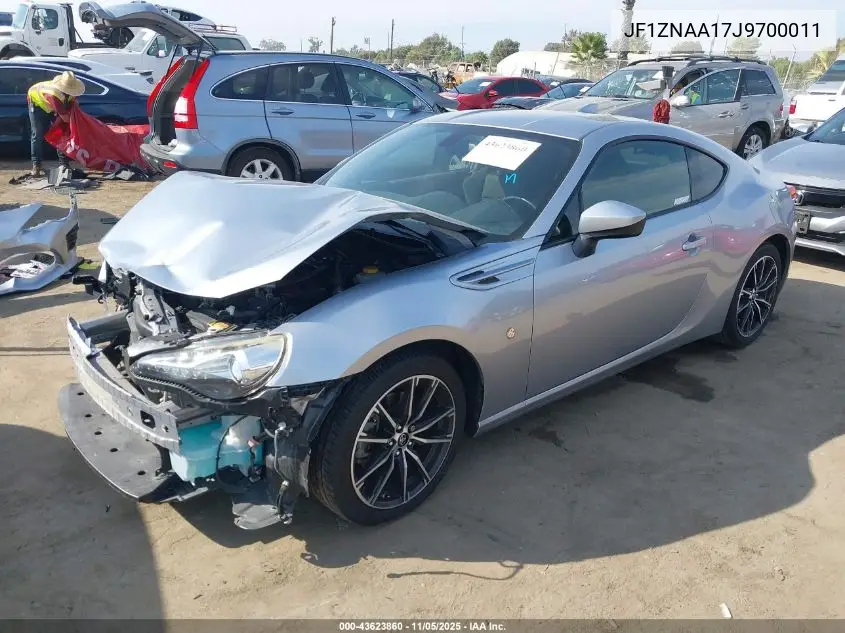 JF1ZNAA17J9700011 2018 Toyota 86