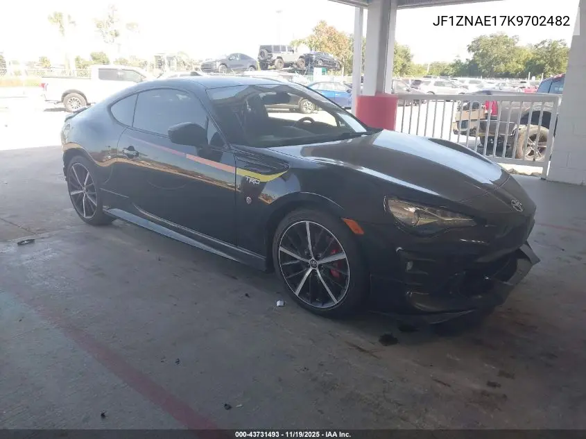 JF1ZNAE17K9702482 2019 Toyota 86 Trd Se