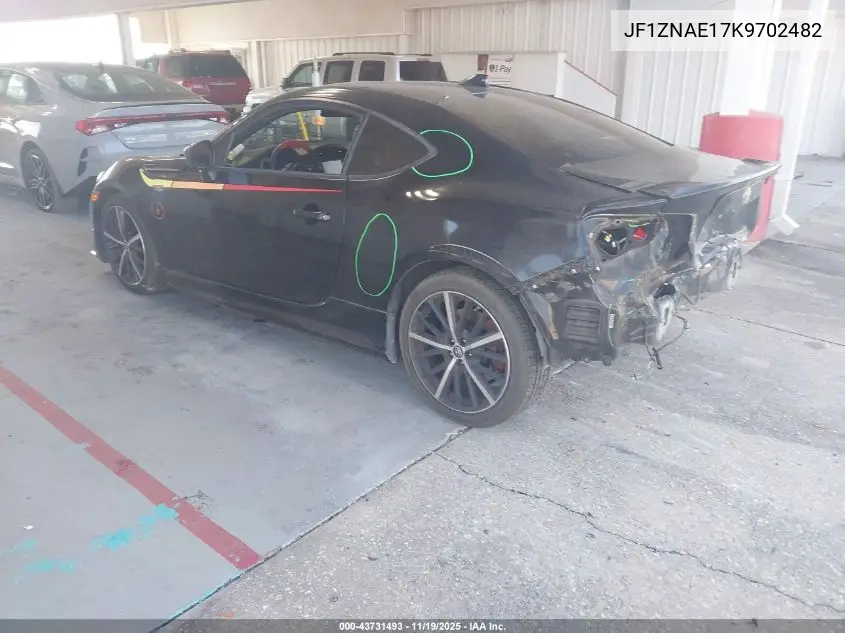 JF1ZNAE17K9702482 2019 Toyota 86 Trd Se
