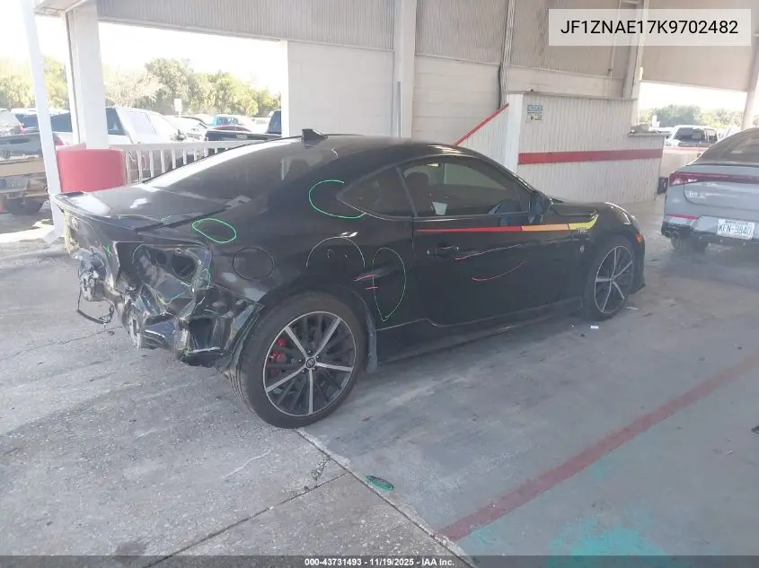 JF1ZNAE17K9702482 2019 Toyota 86 Trd Se