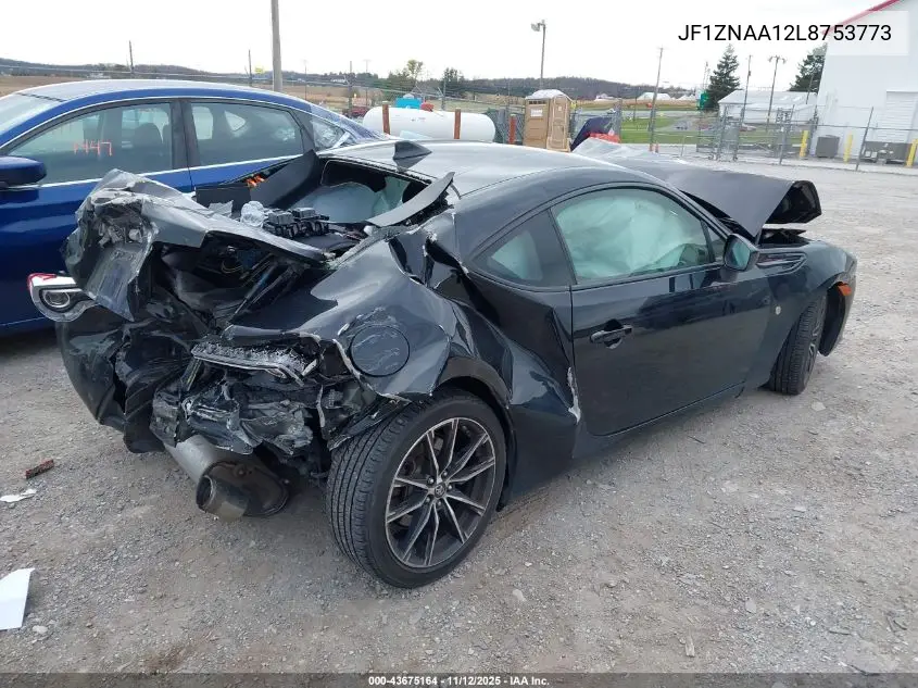 JF1ZNAA12L8753773 2020 Toyota 86
