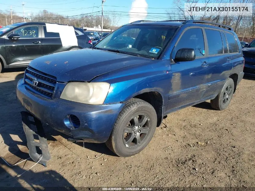 JTEHF21AX30155174 2003 Toyota Highlander V6