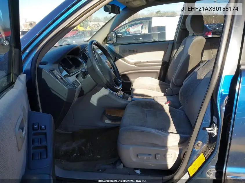JTEHF21AX30155174 2003 Toyota Highlander V6