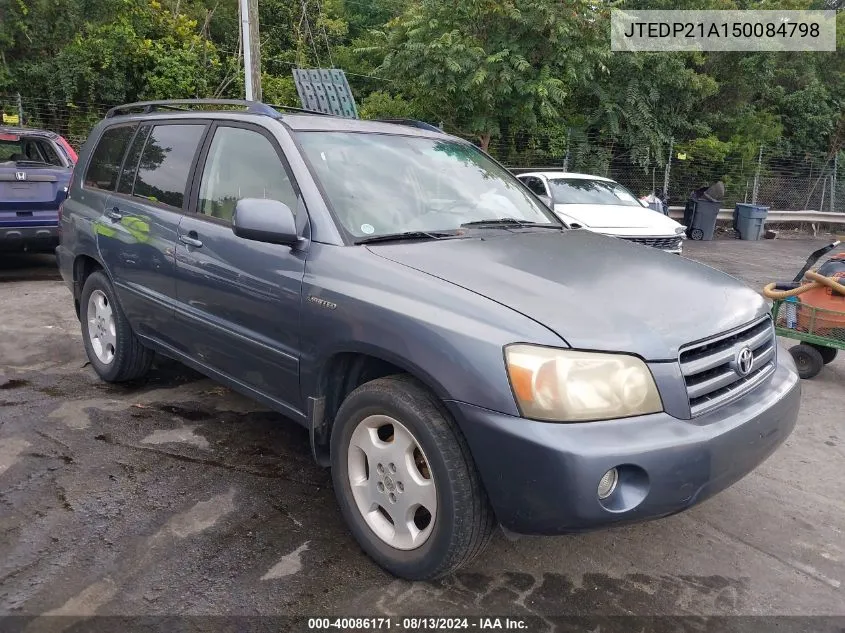 JTEDP21A150084798 2005 Toyota Highlander Limited V6