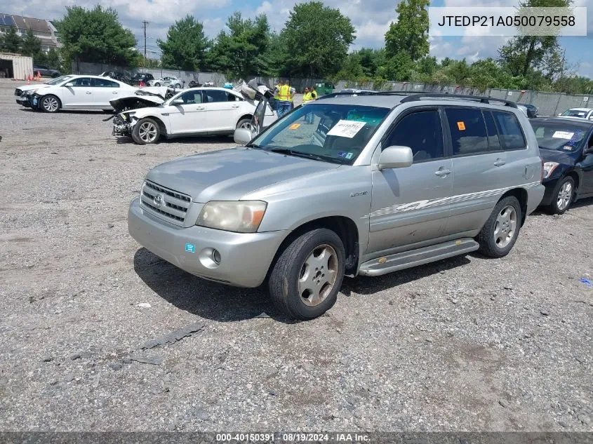 JTEDP21A050079558 2005 Toyota Highlander Limited V6