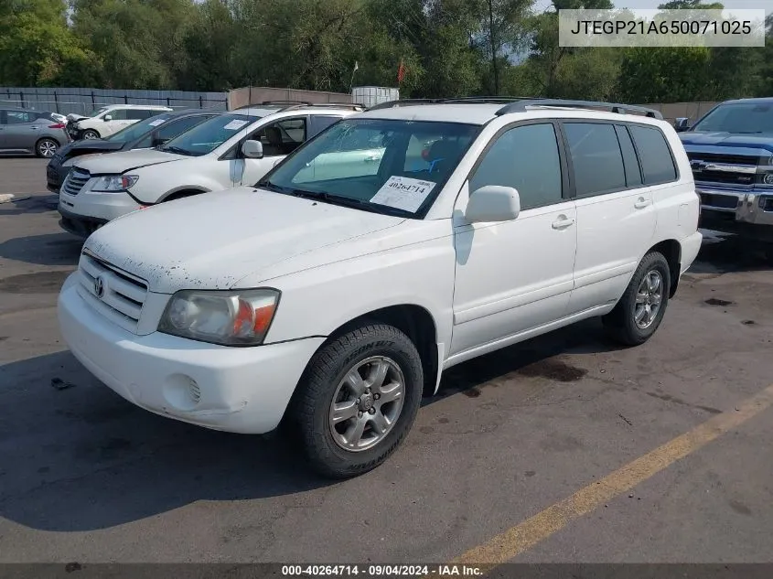 JTEGP21A650071025 2005 Toyota Highlander Limited