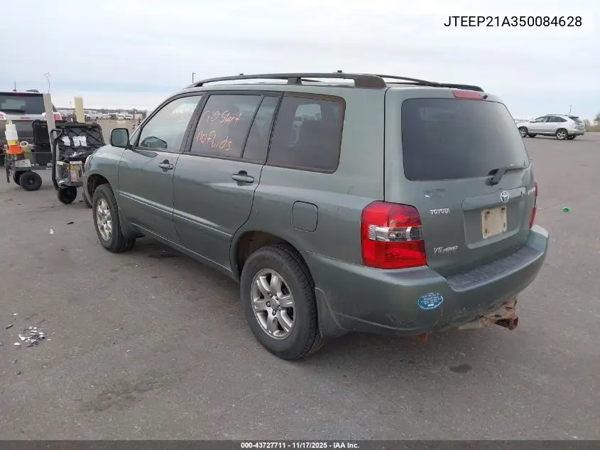 JTEEP21A350084628 2005 Toyota Highlander V6