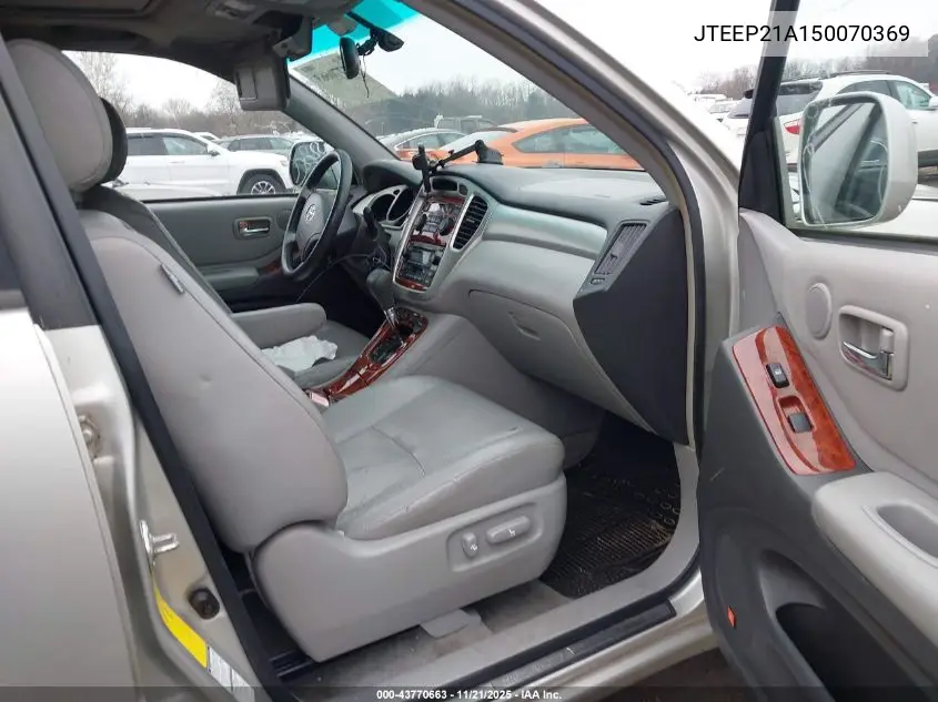 JTEEP21A150070369 2005 Toyota Highlander Limited V6