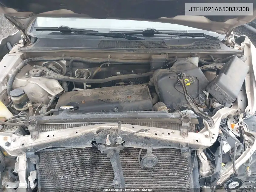 JTEHD21A650037308 2005 Toyota Highlander