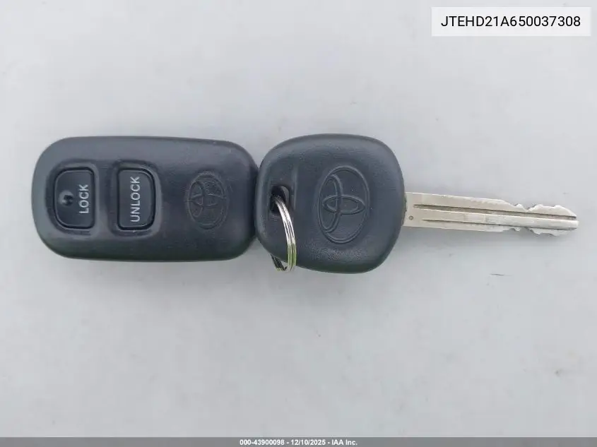 JTEHD21A650037308 2005 Toyota Highlander