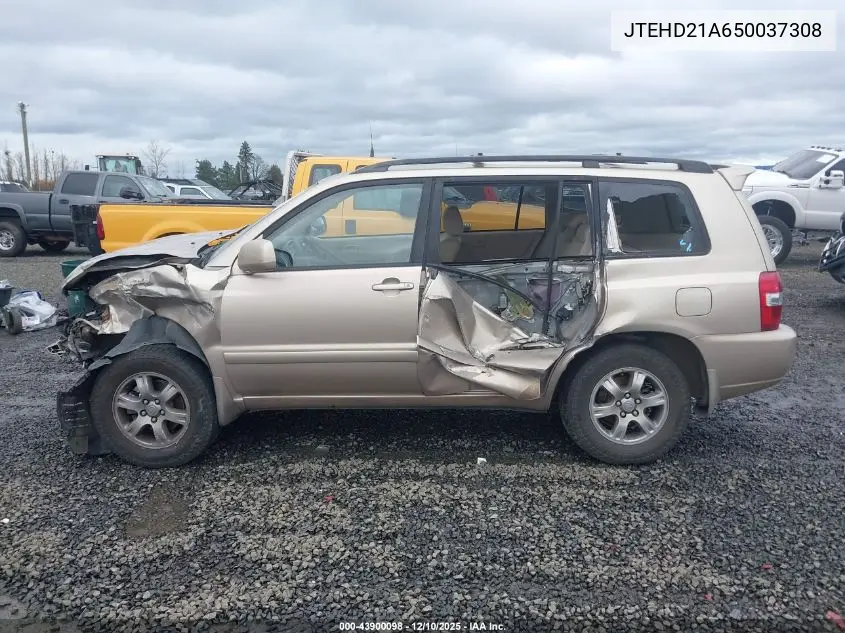 JTEHD21A650037308 2005 Toyota Highlander