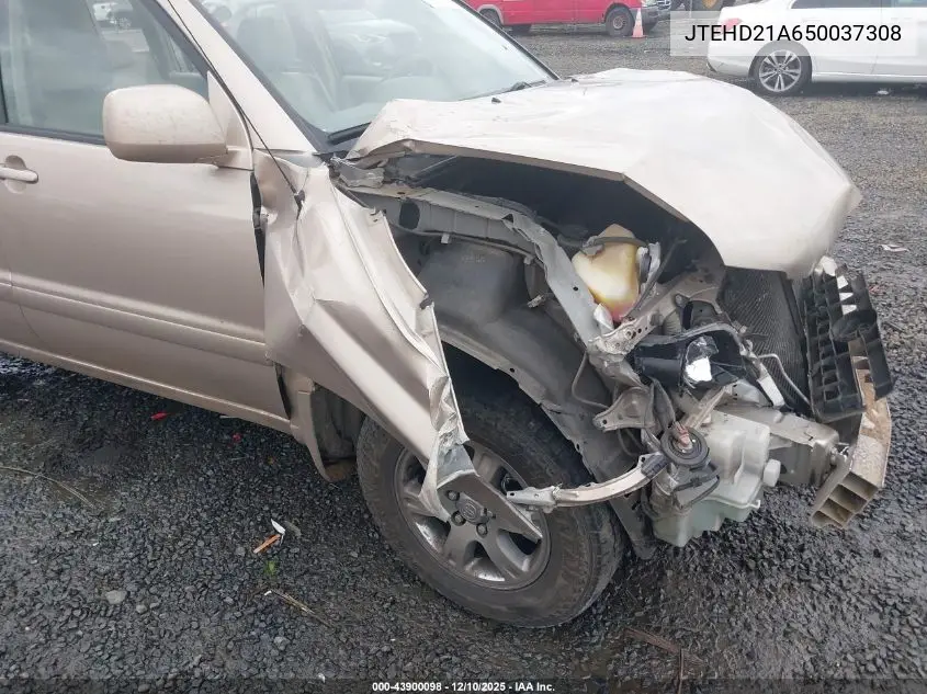JTEHD21A650037308 2005 Toyota Highlander