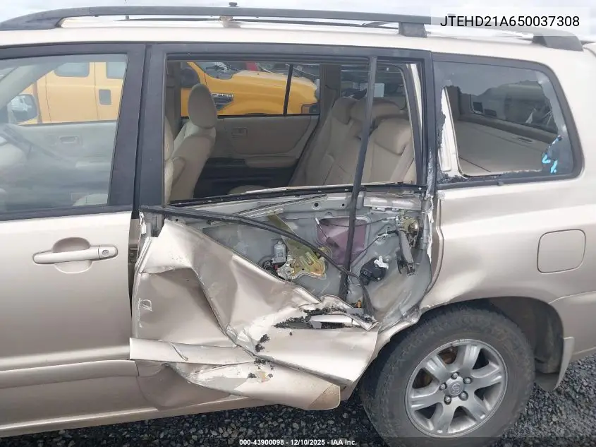 JTEHD21A650037308 2005 Toyota Highlander