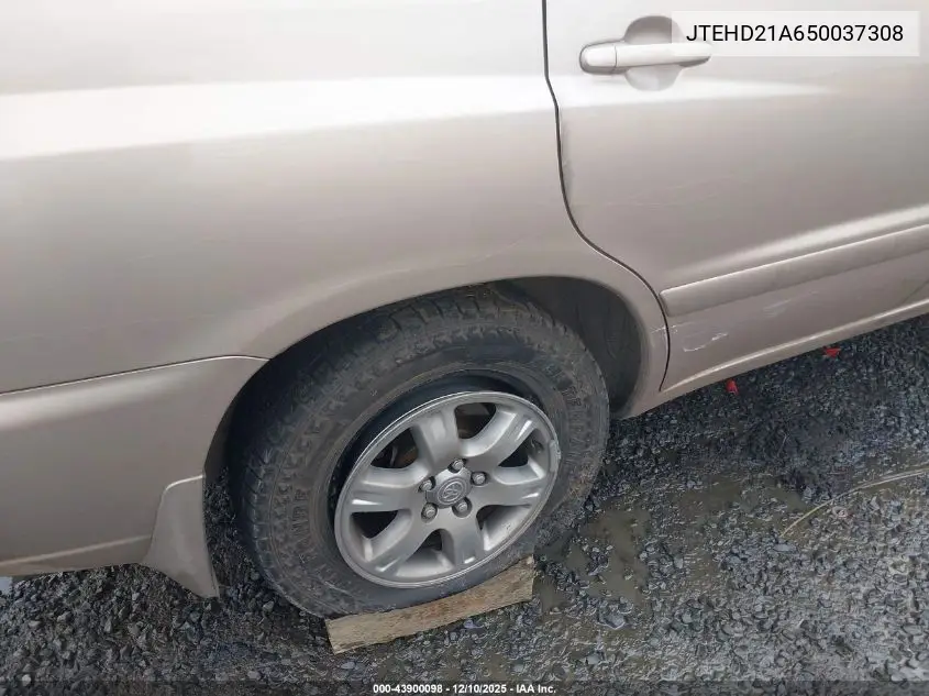 JTEHD21A650037308 2005 Toyota Highlander