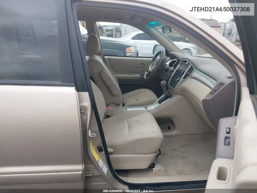 JTEHD21A650037308 2005 Toyota Highlander