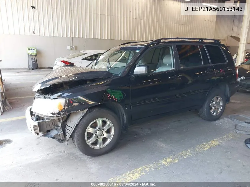 JTEEP21A560153143 2006 Toyota Highlander Limited