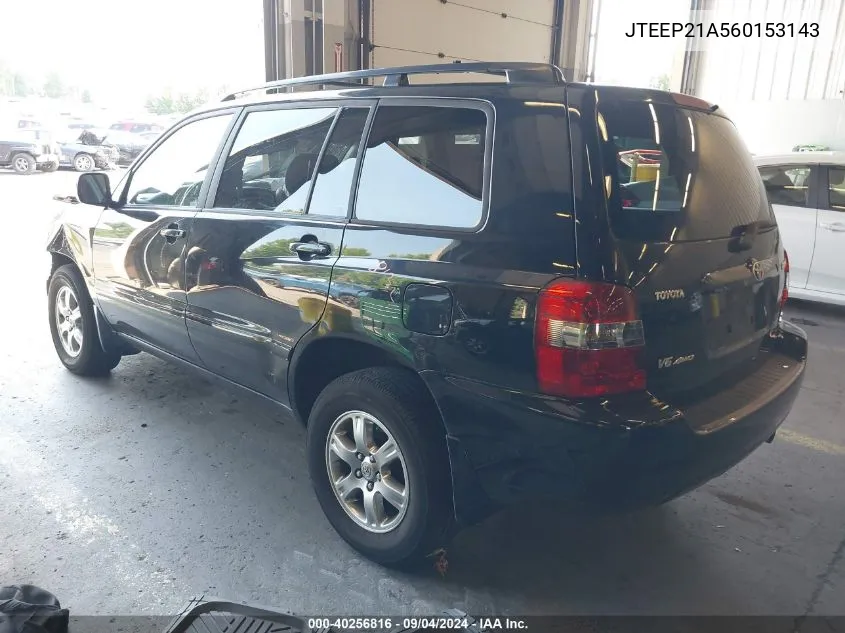 JTEEP21A560153143 2006 Toyota Highlander Limited