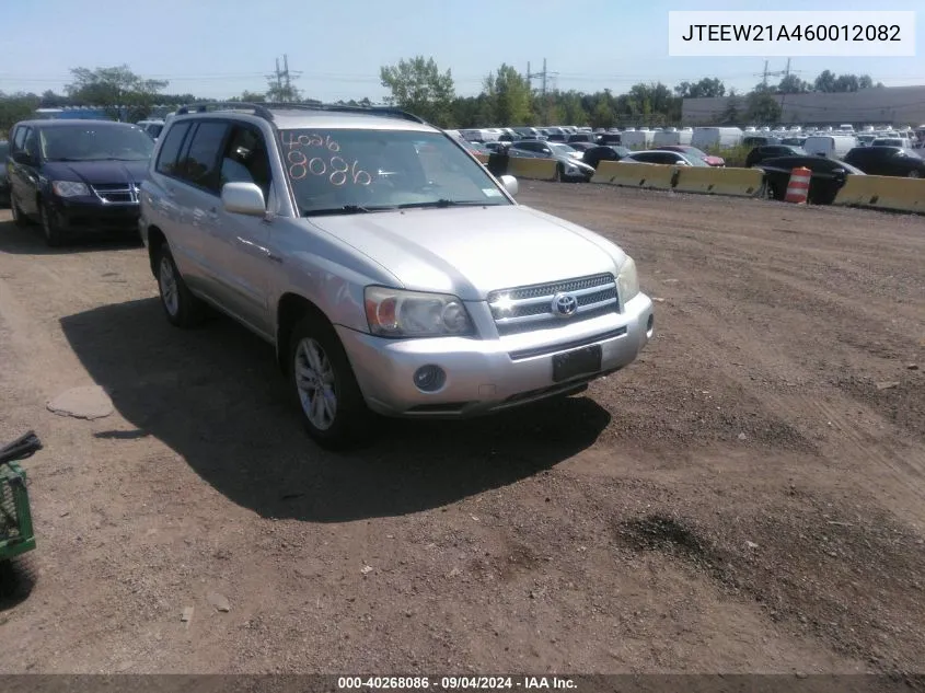 JTEEW21A460012082 2006 Toyota Highlander Hybrid