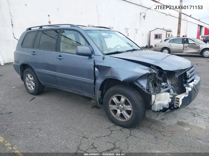 JTEEP21AX60171153 2006 Toyota Highlander V6