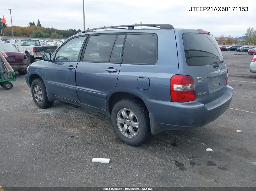 JTEEP21AX60171153 2006 Toyota Highlander V6