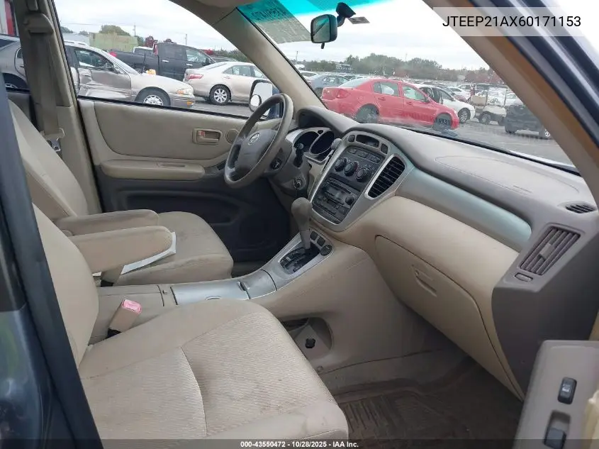 JTEEP21AX60171153 2006 Toyota Highlander V6