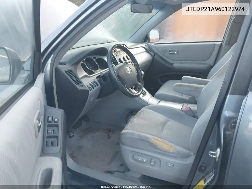JTEDP21A960122974 2006 Toyota Highlander Limited