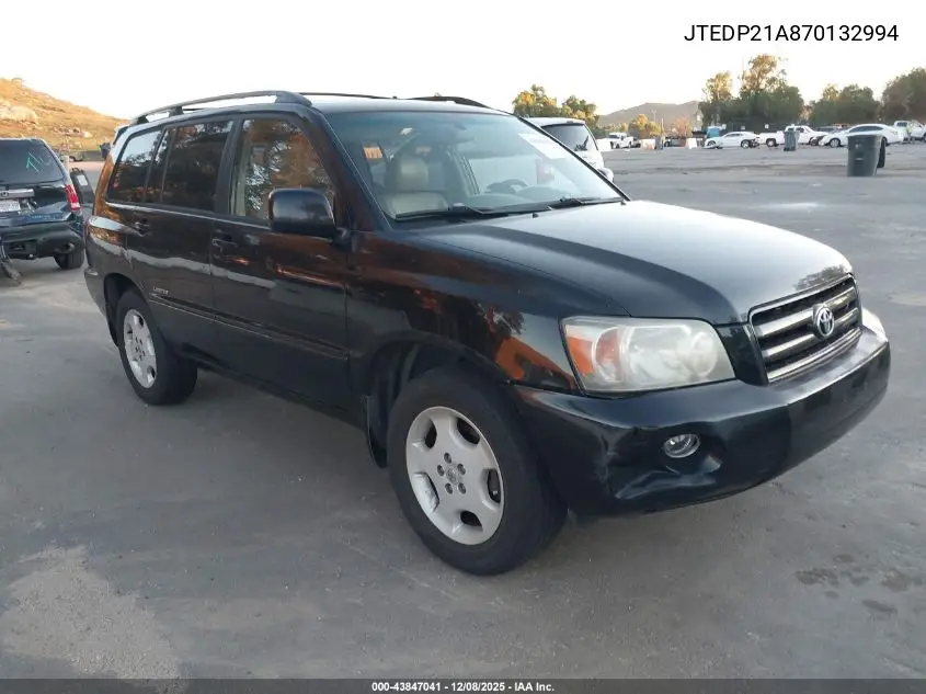 JTEDP21A870132994 2007 Toyota Highlander Limited V6